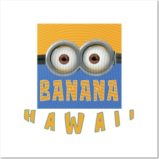 MINION BANANA USA HAWAII Posters and Art